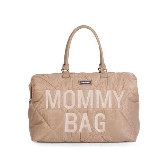 Pelenkázó táska Mommy Bag Puffered Beige Childhome Mommy Bag Puffered Beige – pelenkázó táska 55×30×40 cm