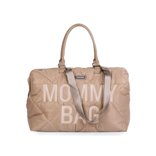 Pelenkázó táska Mommy Bag Puffered Beige Childhome Mommy Bag Puffered Beige – pelenkázó táska 55×30×40 cm