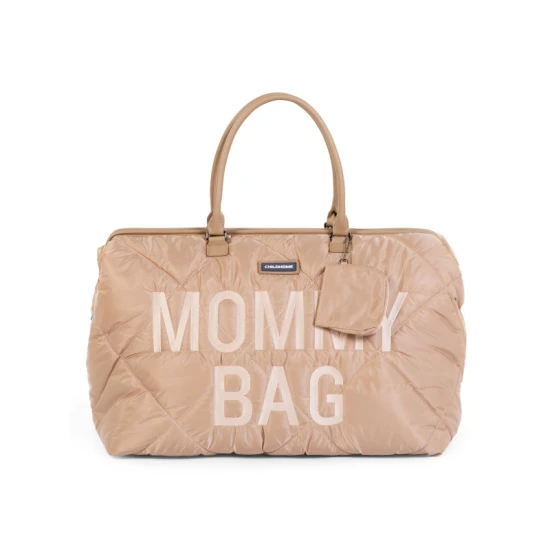 Pelenkázó táska Mommy Bag Puffered Beige Childhome Mommy Bag Puffered Beige – pelenkázó táska 55×30×40 cm