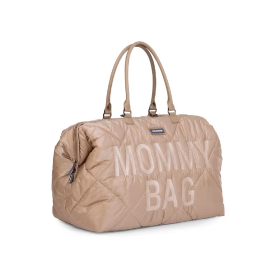 Pelenkázó táska Mommy Bag Puffered Beige Childhome Mommy Bag Puffered Beige – pelenkázó táska 55×30×40 cm