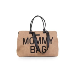 Pelenkázó táska Mommy Bag Raffia Look