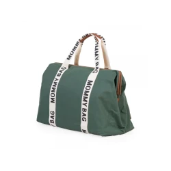 Pelenkázó táska Mommy Bag Canvas Green