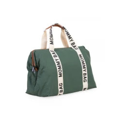 Pelenkázó táska Mommy Bag Canvas Green