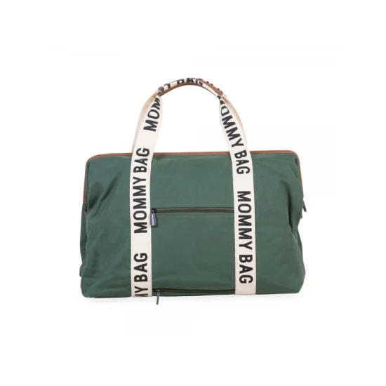 Pelenkázó táska Mommy Bag Canvas Green Childhome Mommy Bag Canvas Green – pelenkázó táska 55×30×40 cm
