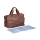 Childhome Mommy Bag Signature Vegan Leather Dark Brown – pelenkázó táska 55×30×40 cm