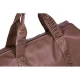 Childhome Mommy Bag Signature Vegan Leather Dark Brown – pelenkázó táska 55×30×40 cm