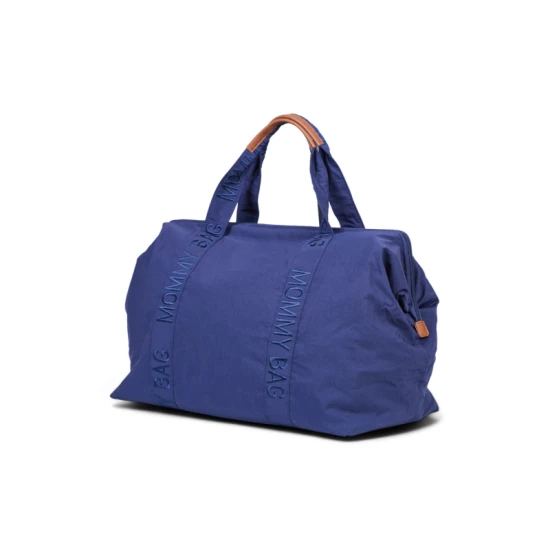 Childhome Mommy Bag Signature Urban Navy – pelenkázó táska 55×30×40 cm