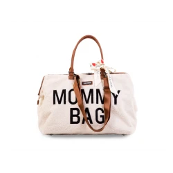 Pelenkázó táska Mommy Bag Teddy Off White