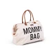 Childhome Mommy Bag Teddy Off White – pelenkázó táska 55×30×40 cm