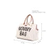 Childhome Mommy Bag Teddy Off White – pelenkázó táska 55×30×40 cm