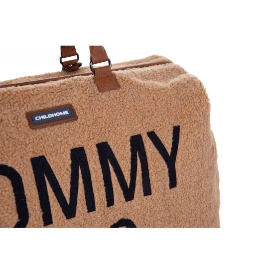 Pelenkázó táska Mommy Bag Teddy Beige Childhome Mommy Bag Teddy Beige – pelenkázó táska 55×30×40 cm