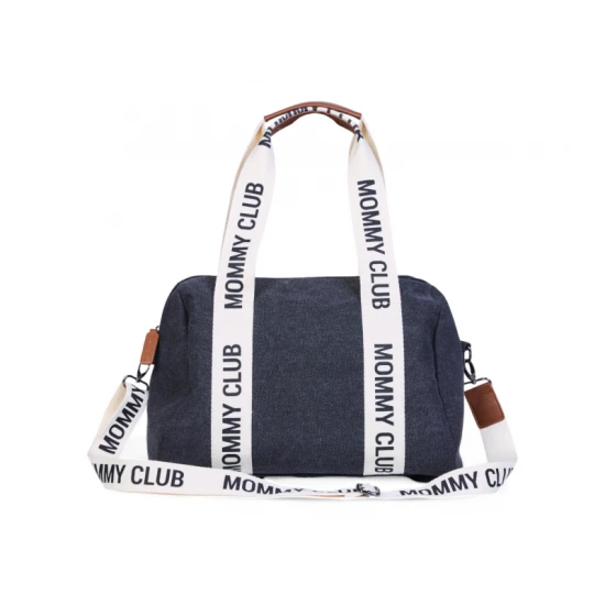 Pelenkázó táska Mommy Club Signature Canvas Black Childhome Mommy Club Signature Canvas Black – pelenkázó táska 38×27×21 cm
