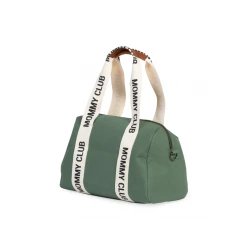 Pelenkázó táska Mommy Club Signature Canvas Green