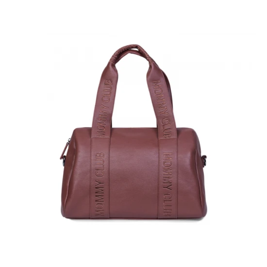 Pelenkázó táska Mommy Club Signature Vegan Leather Dark Brown Childhome Mommy Club Signature Vegan Leather Dark Brown – pelenkázó táska 38×27×21 cm