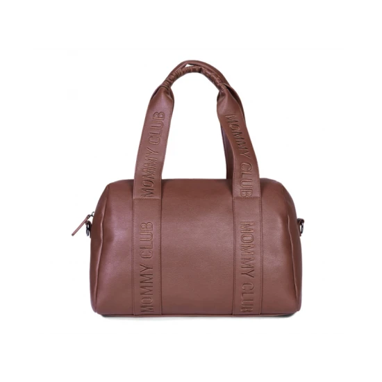 Pelenkázó táska Mommy Club Signature Vegan Leather Dark Brown Childhome Mommy Club Signature Vegan Leather Dark Brown – pelenkázó táska 38×27×21 cm