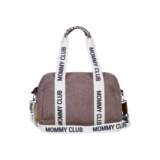 Childhome Mommy Club Signature Teddy Soft Brown – pelenkázó táska 38×27×21 cm
