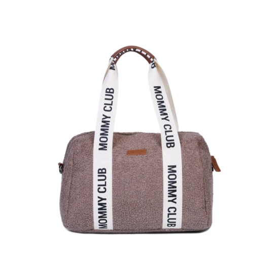 Childhome Mommy Club Signature Teddy Soft Brown – pelenkázó táska 38×27×21 cm