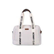 Pelenkázó táska Mommy Club Signature Teddy Off White