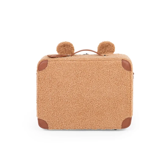 Gyerek utazóbőrönd Teddy Beige Childhome Teddy Beige – gyerek utazóbőrönd 40×30×15 cm