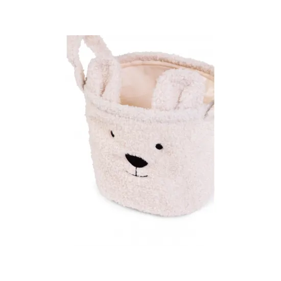 Teddy játékkosár törtfehér 25x20x20 cm Teddy játékkosár törtfehér 25x20x20 cm