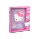 B6 jegyzetfüzet 3D figurával kék Hello Kitty Pastel Pink