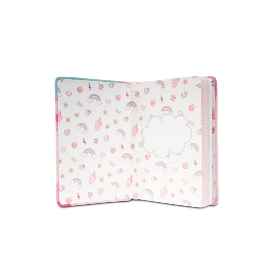 B6 jegyzetfüzet 3D figurával rózsaszín Hello Kitty Pastel Pink