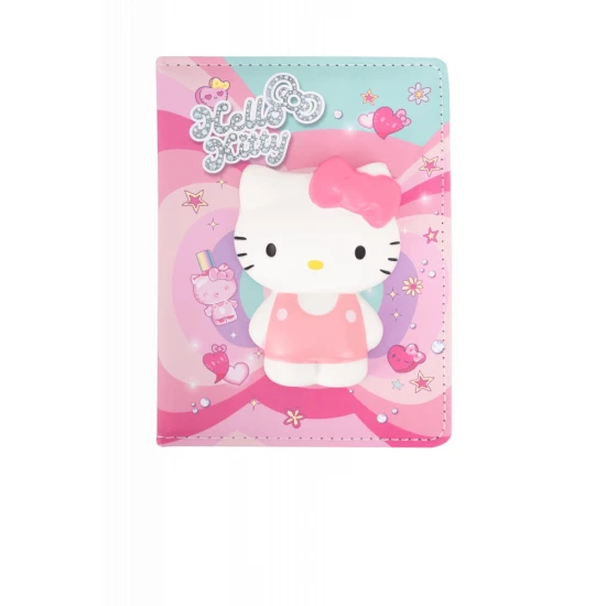 B6 jegyzetfüzet 3D figurával rózsaszín Hello Kitty Pastel Pink
