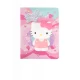 B6 jegyzetfüzet 3D figurával rózsaszín Hello Kitty Pastel Pink