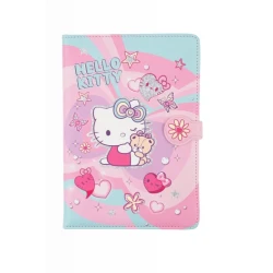 Mágneszáras jegyzetfüzet Heart Hello Kitty Pastel Pink