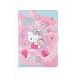 Mágneszáras jegyzetfüzet Heart Hello Kitty Pastel Pink