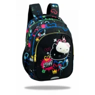 Iskolatáska Jerry 38 cm Hello Kitty Neon Black