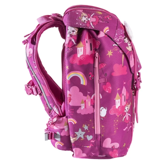 Frii of Norway Iskolatáska Ballerina Dark Pink 22l A világos iskolatáska Ballerina Dark Pink tökéletesen illeszkedik egy kis diák hátára.