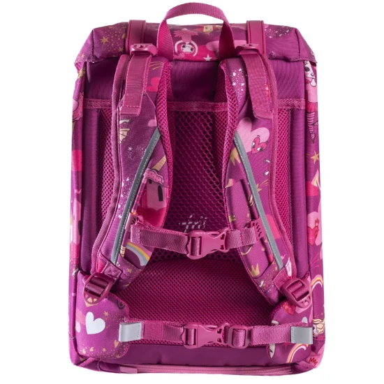 Frii of Norway Iskolatáska Ballerina Dark Pink 22l A világos iskolatáska Ballerina Dark Pink tökéletesen illeszkedik egy kis diák hátára.