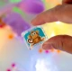 Glo Pals Érzékszervi világító kockák ZOO világító kockák a kádba gyerekeknek, amelyek a vízben világítanak.
