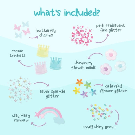 Kiegészítők a Fairy érzékszervi palackhoz – varázslatos fantáziavilág gyerekeknek