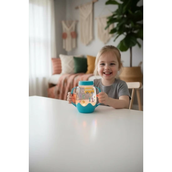 Világító ABC érzékszervi palack kiegészítőkkel