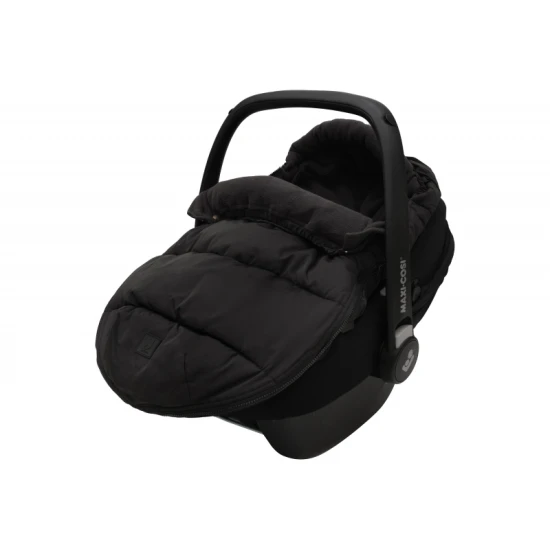 Babazsák az autósüléshez Puffed Black Jollein Babazsák az autósüléshez Puffed Black