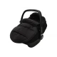 Babazsák az autósüléshez Puffed Black Jollein Babazsák az autósüléshez Puffed Black
