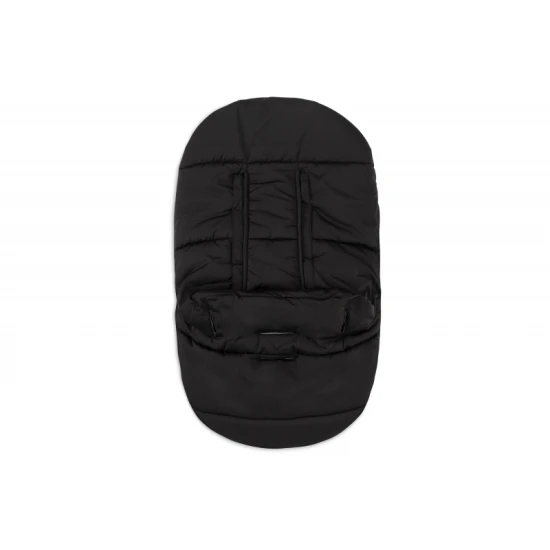Babazsák az autósüléshez Puffed Black Jollein Babazsák az autósüléshez Puffed Black