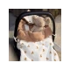 Babazsák az autósüléshez Mini Teddy Bear Waffle Jollein Babazsák az autósüléshez Mini Teddy Bear Waffle