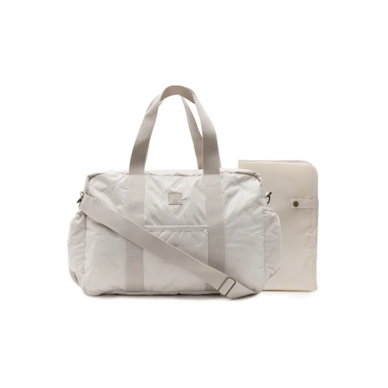 Pelenkázó táska Embossed Lily Sand