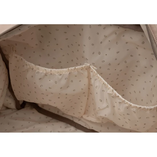 Pelenkázó táska Embossed Lily Milky Coffee