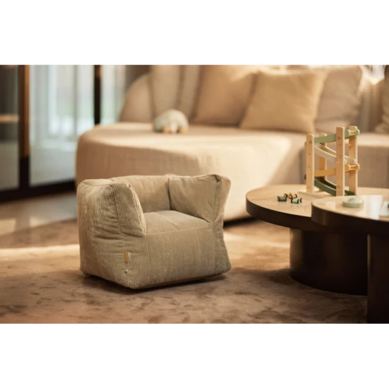 Gyerek babzsákfotel Beanbag Corduroy Olive Green Gyerek babzsákfotel Beanbag Corduroy Olive Green