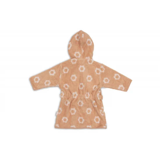 Frottír fürdőköpeny 1-2 év Jacquard Flower Frottír fürdőköpeny 1-2 év Jacquard Flower