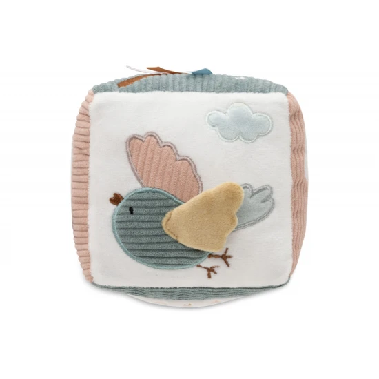 Textilkocka Lovely Birds