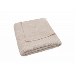 Takaró 75x100cm Check Knit Oatmeal