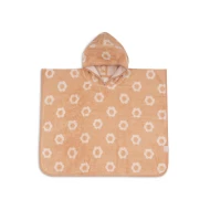 Poncsó törölköző froté Jacquard Flower