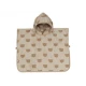 Jollein Poncsó törölköző froté Jacquard Teddy Bear