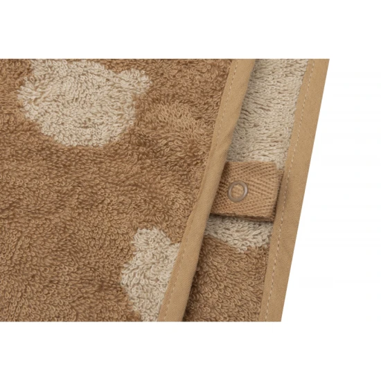 Jollein Poncsó törölköző froté Jacquard Teddy Bear