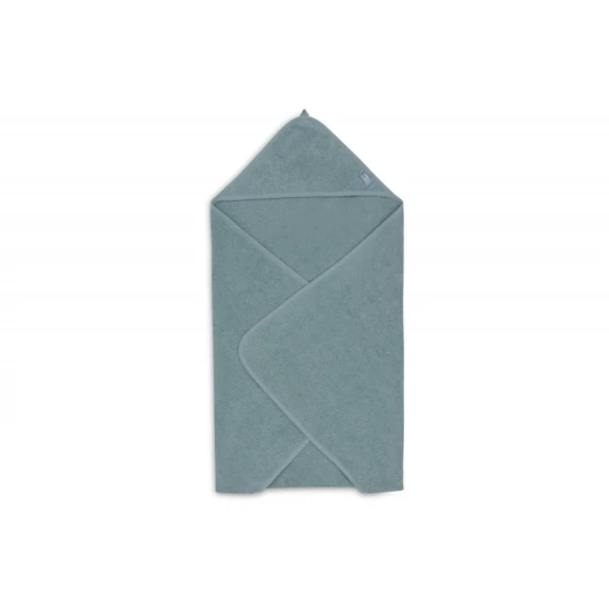 Kapucnis frottír törölköző 75x75cm Sea Green Jollein Kapucnis frottír törölköző 75x75cm Sea Green